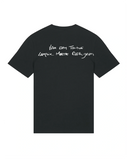 T-shirt '3F logo & 3F Quote' black (unisex)