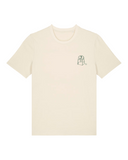 T-shirt '3F Muselet & 3F Quote' Natural Raw (unisex)